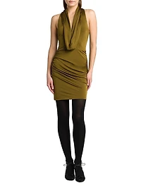 Draped Cocktail Minidress