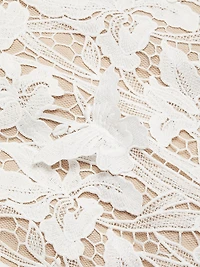 Guipure Lace A-Line Dress