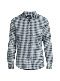 Summit Plaid Linen & Cotton-Blend Shirt