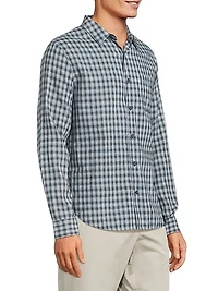 Summit Plaid Linen & Cotton-Blend Shirt