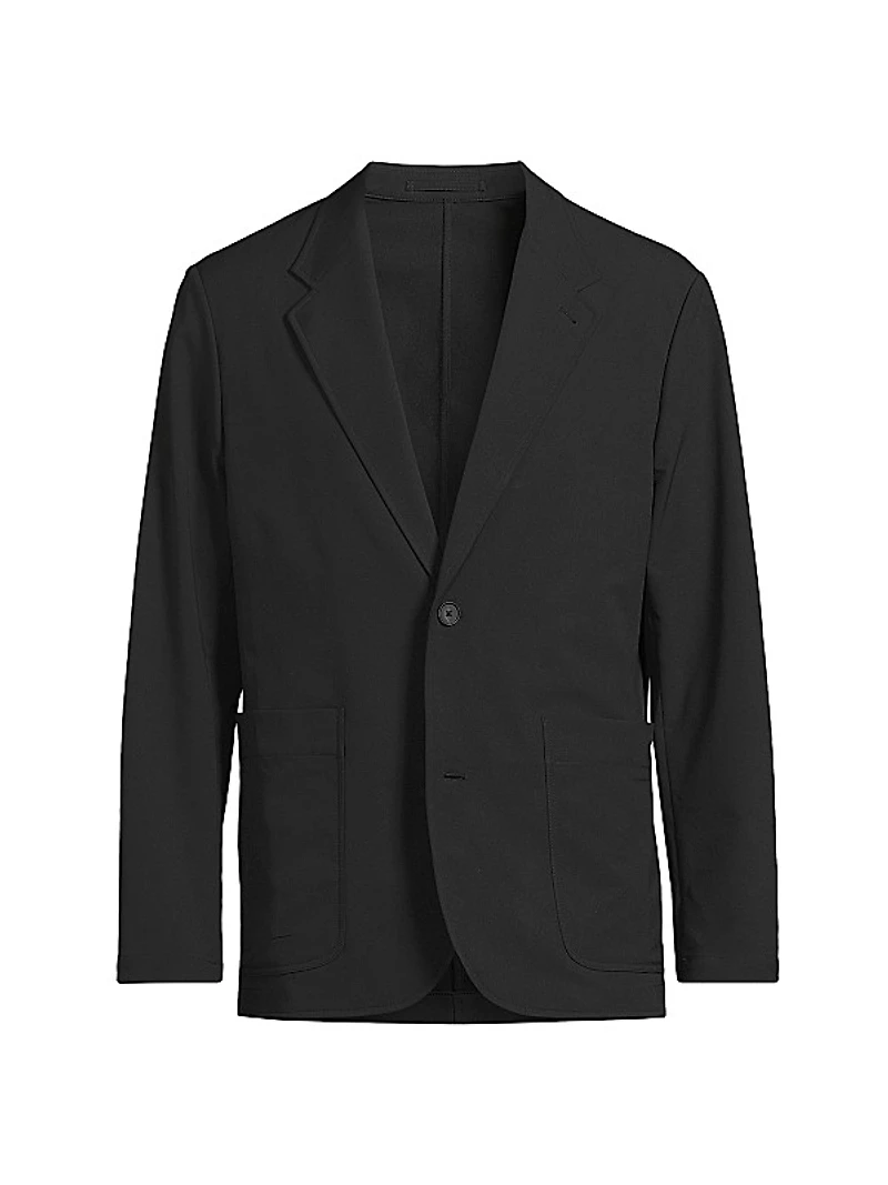 Tech Dobby Two-Button Blazer