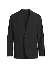 Tech Dobby Two-Button Blazer