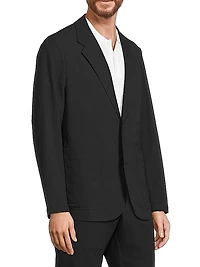 Tech Dobby Two-Button Blazer