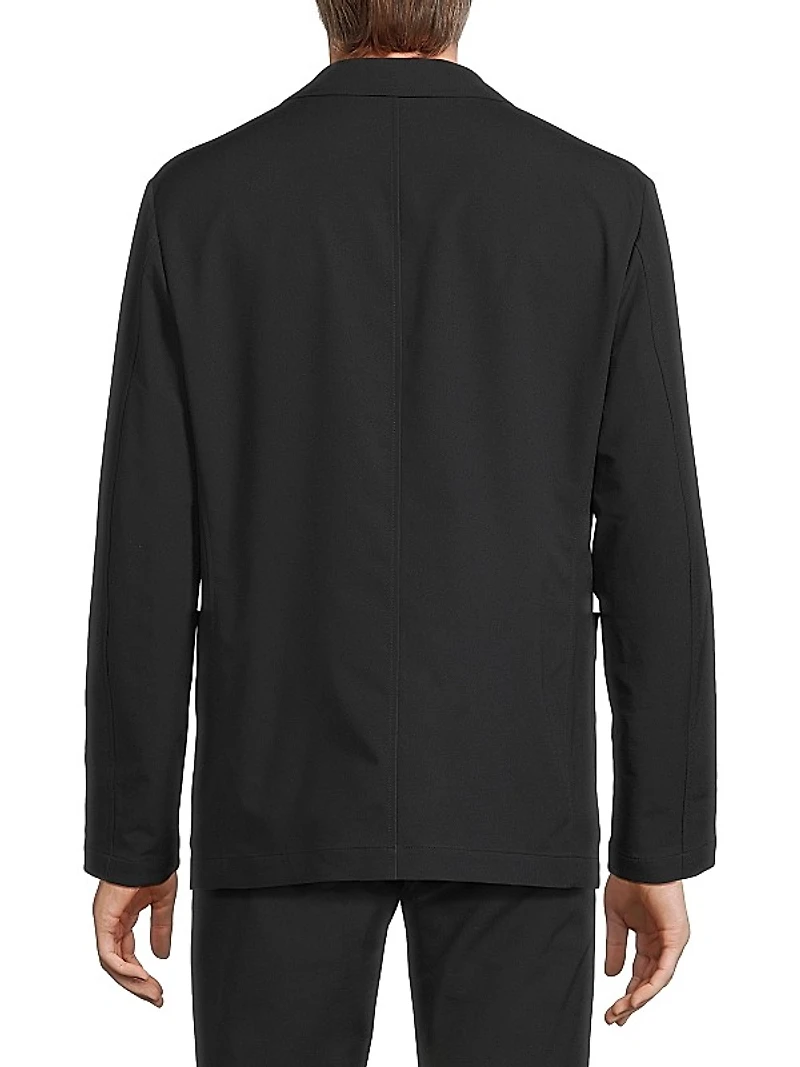 Tech Dobby Two-Button Blazer