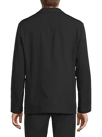 Tech Dobby Two-Button Blazer