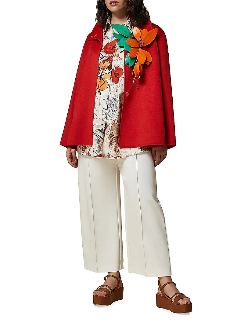 Plus Saggio Printed Poplin Tunic