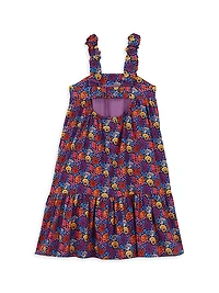 Little Girl's & Noum Seashell Print Dress