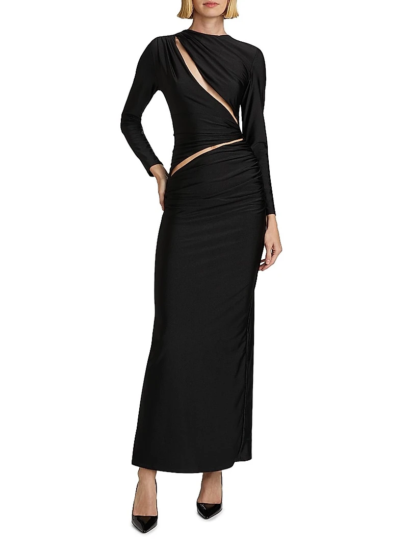 Cuts Both Ways Maxi Dress