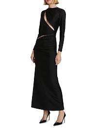 Cuts Both Ways Maxi Dress