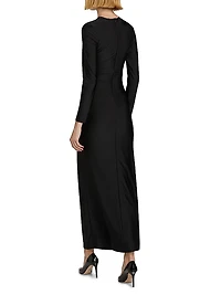 Cuts Both Ways Maxi Dress