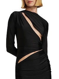 Cuts Both Ways Maxi Dress