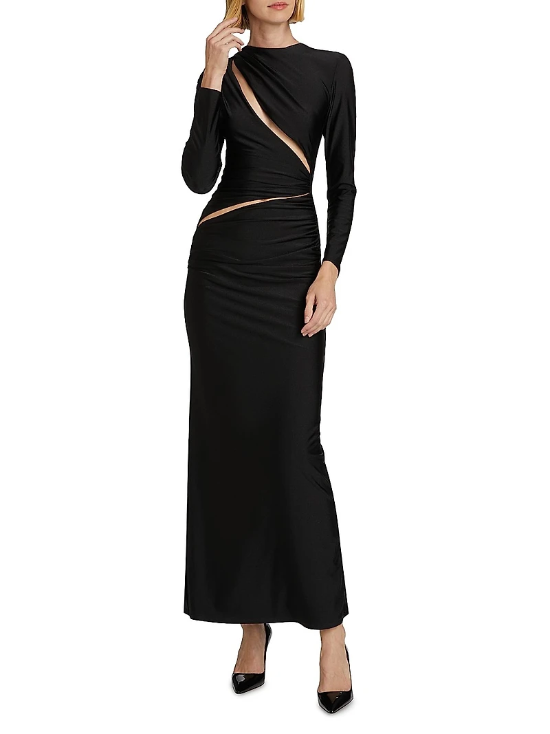 Cuts Both Ways Maxi Dress