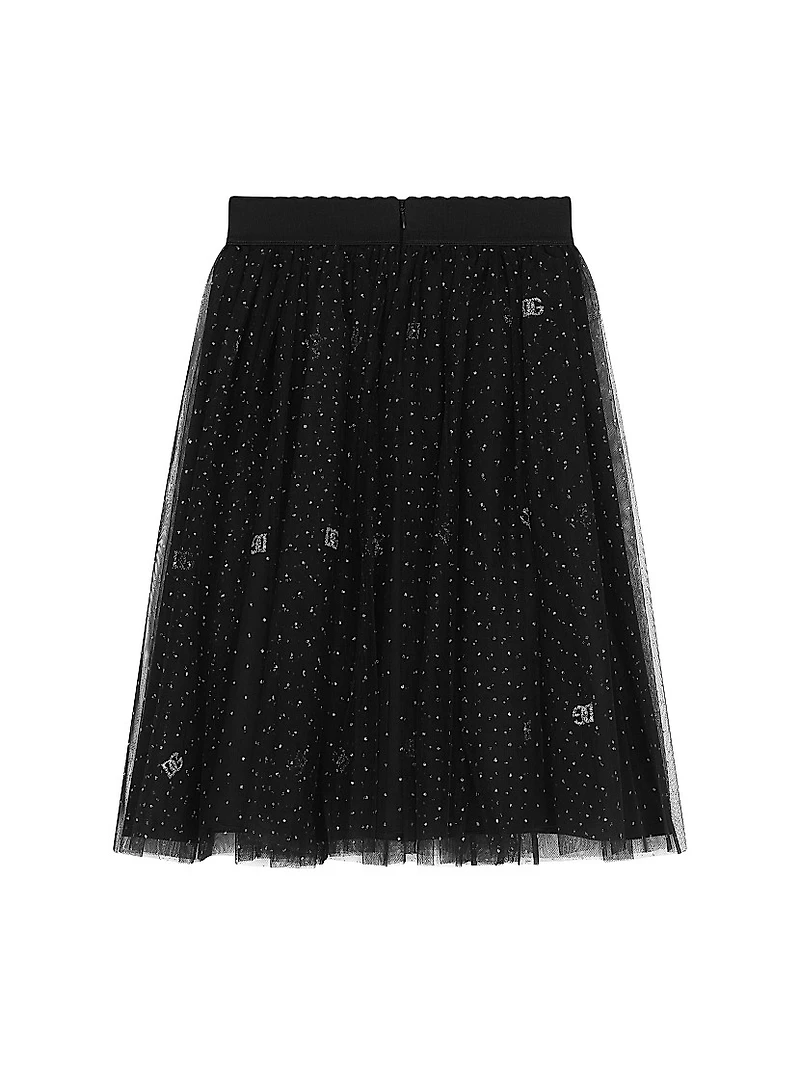 Little Girl's & DG Glitter Tulle Skirt