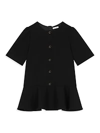 Little Girl's & Cady Button-Up Dress