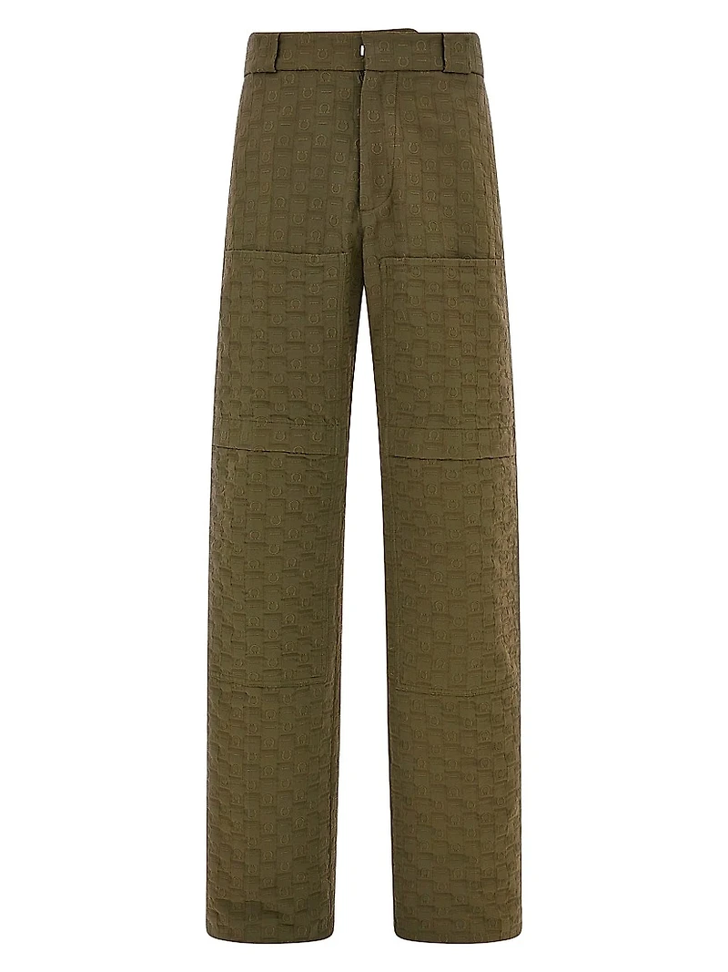 Gancini Jacquard Pants