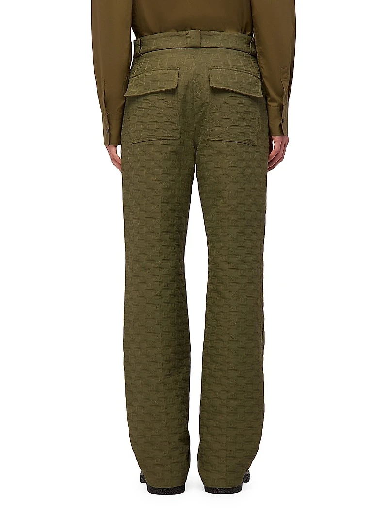 Gancini Jacquard Pants