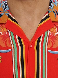 Taj Printed Button-Front Shirt