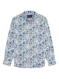 Leif Knit Button-Up Shirt