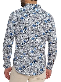 Leif Knit Button-Up Shirt