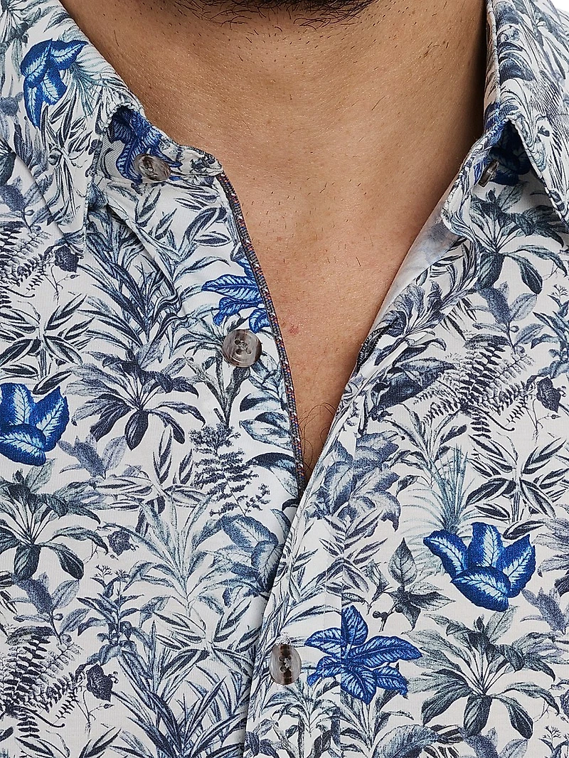 Leif Knit Button-Up Shirt