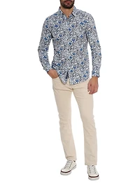 Leif Knit Button-Up Shirt