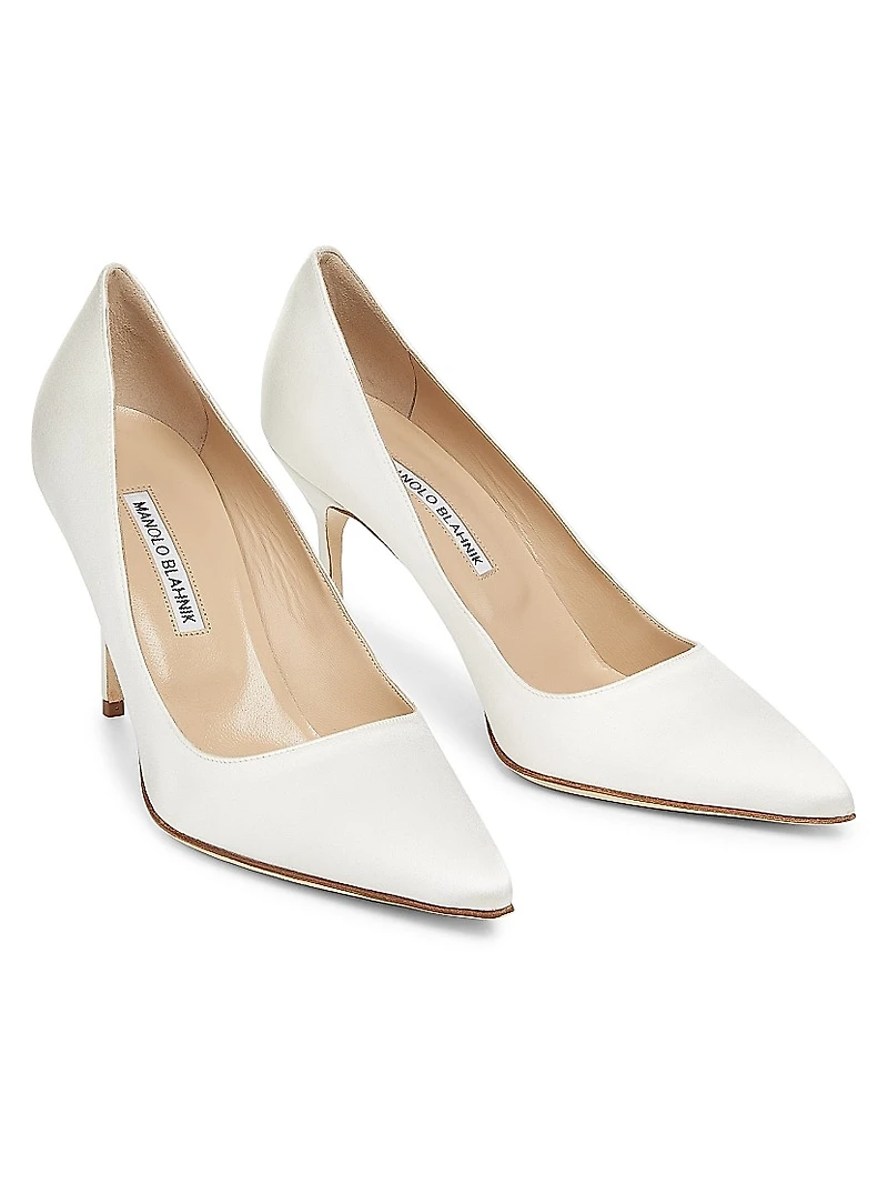 BB 90MM Satin Pumps