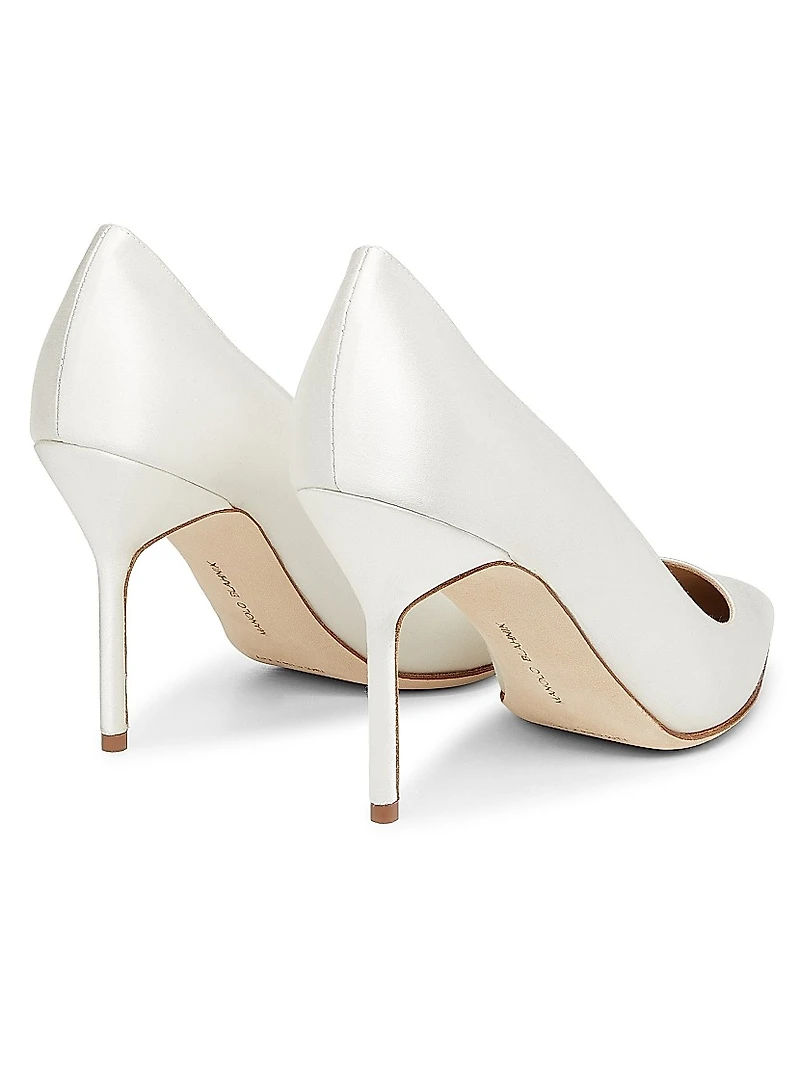 BB 90MM Satin Pumps