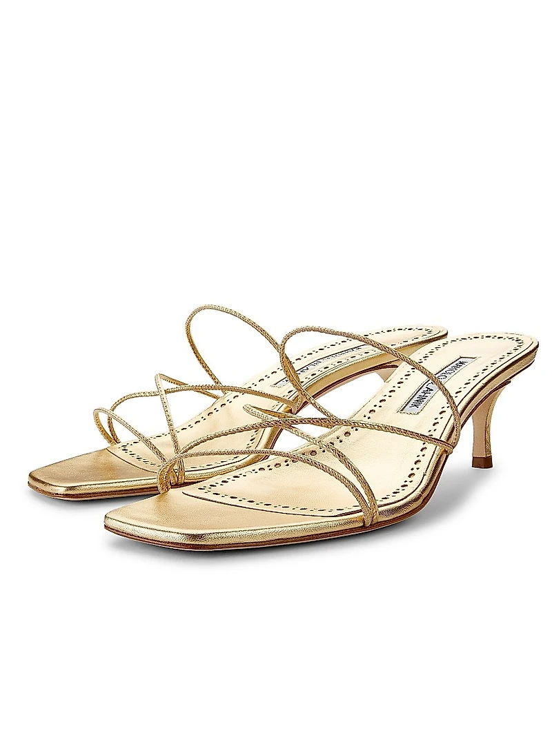 Ninfemu 50MM Leather Sandals