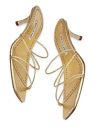 Ninfemu 50MM Leather Sandals