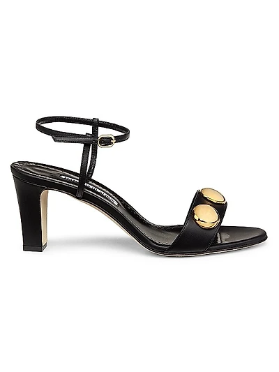 Chaouhenhi 70MM Leather Sandals
