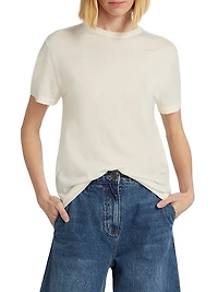 Cashmere Crewneck T-Shirt