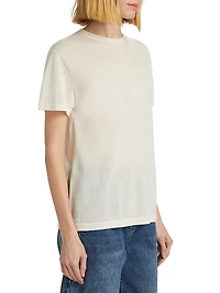 Cashmere Crewneck T-Shirt