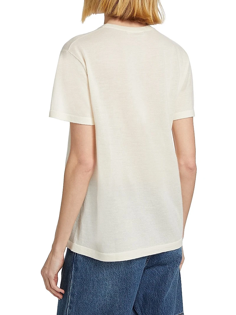Cashmere Crewneck T-Shirt