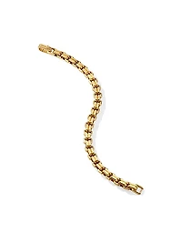 Streamline Double Heirloom Link Bracelet in 18K Yellow Gold, 8MM