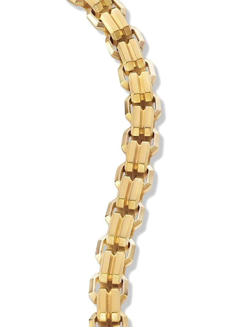 Streamline Double Heirloom Link Bracelet in 18K Yellow Gold, 8MM