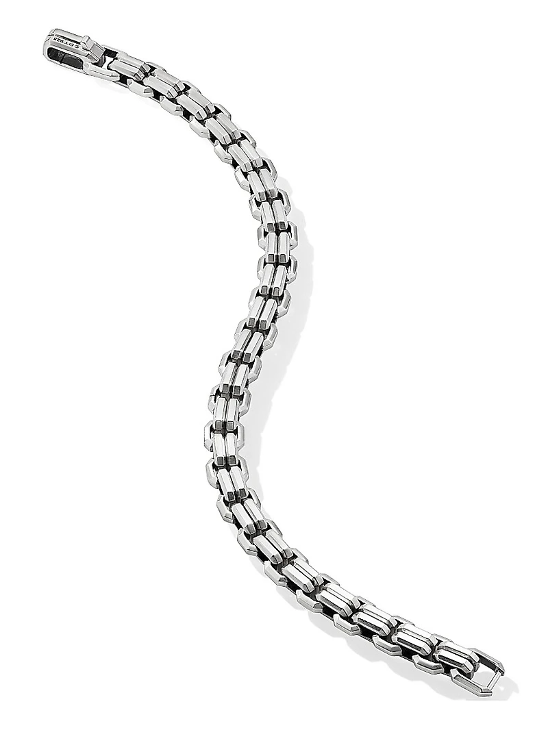 Streamline Double Heirloom Link Bracelet Sterling Silver, 8MM
