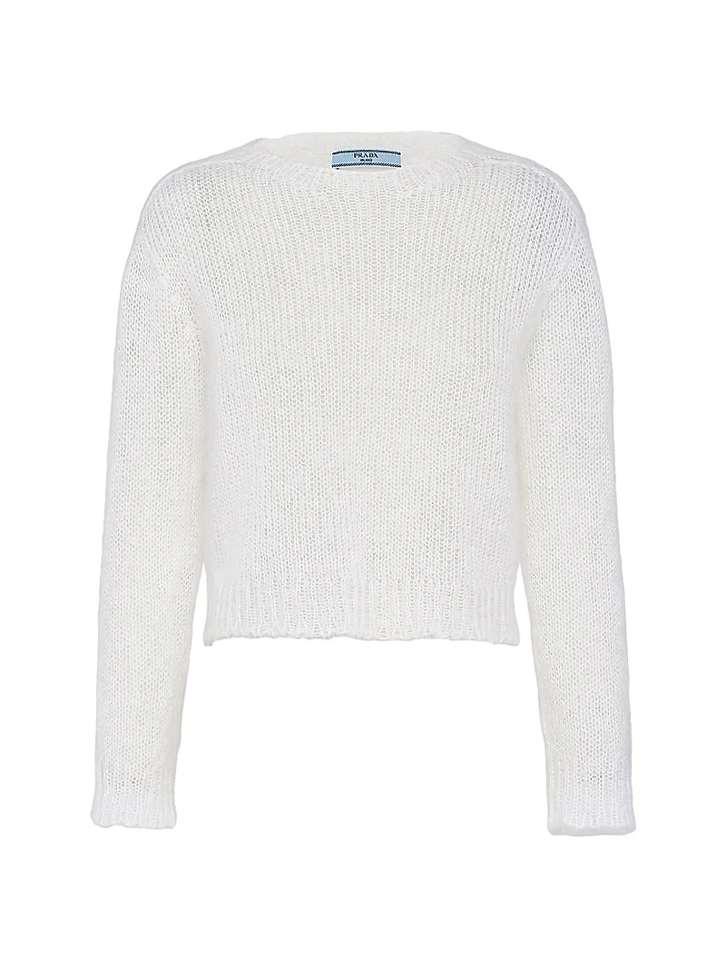 Mohair Crew-Neck Sweater