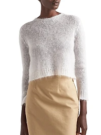 Mohair Crew-Neck Sweater