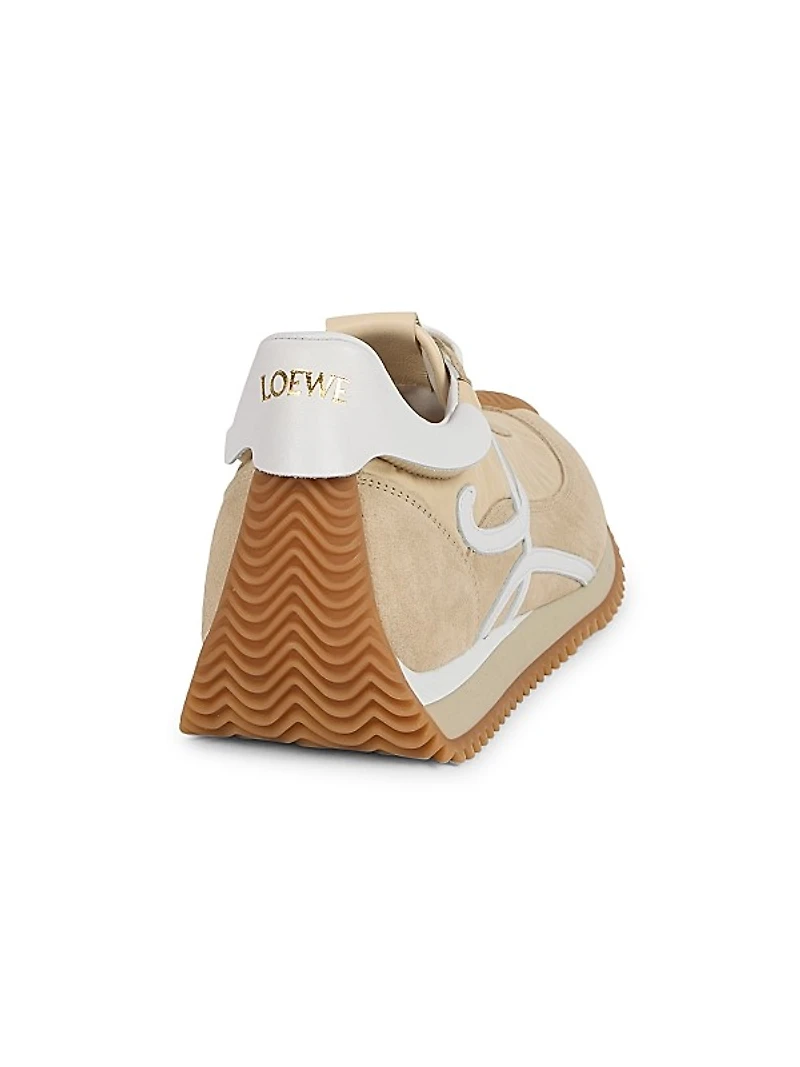 Women's LOEWE x Paula's Ibiza Flow Runner Suede Sneakers
