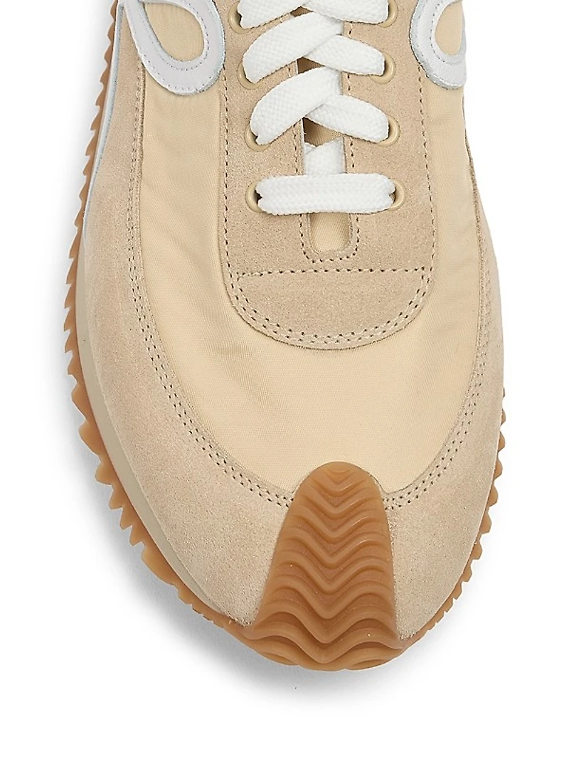 Women's LOEWE x Paula's Ibiza Flow Runner Suede Sneakers