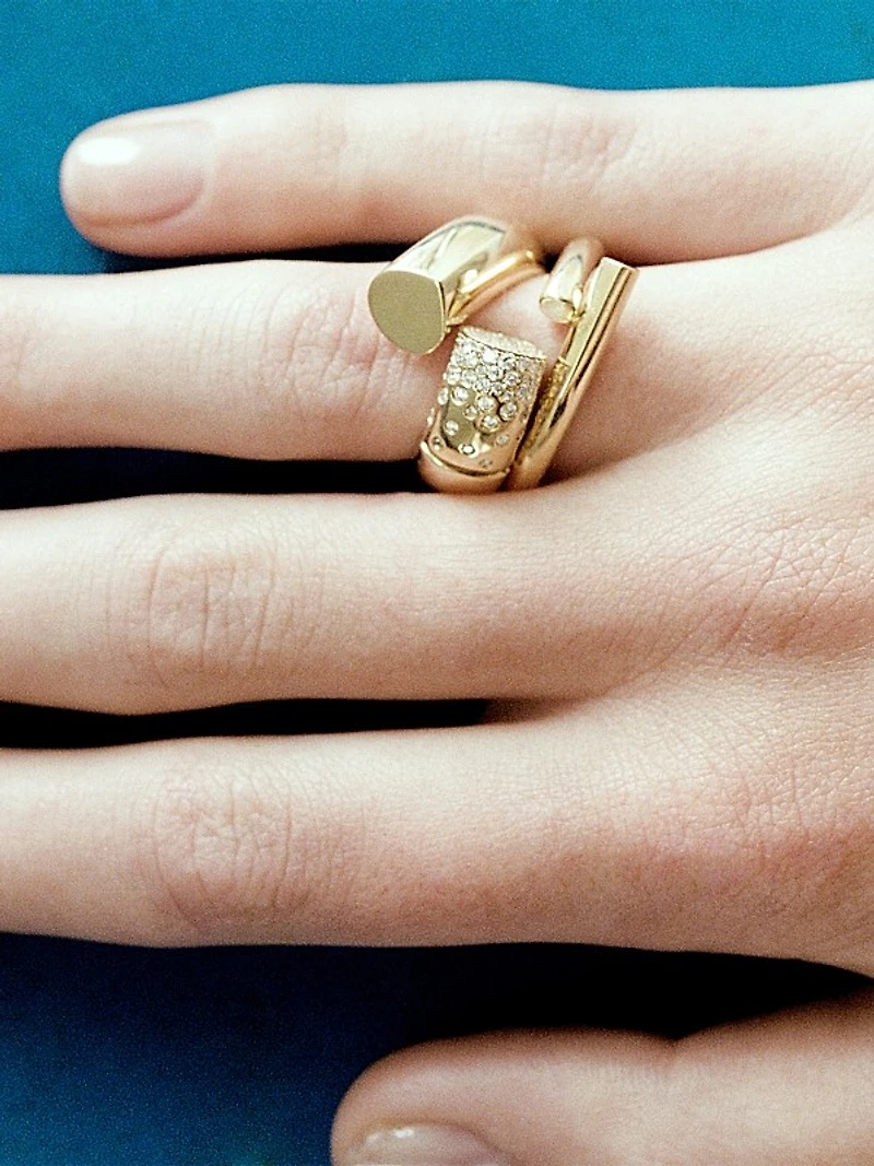 Oera 18K Yellow Gold & 0.47 TCW Diamond Ring