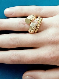 Oera 18K Yellow Gold & 0.47 TCW Diamond Ring