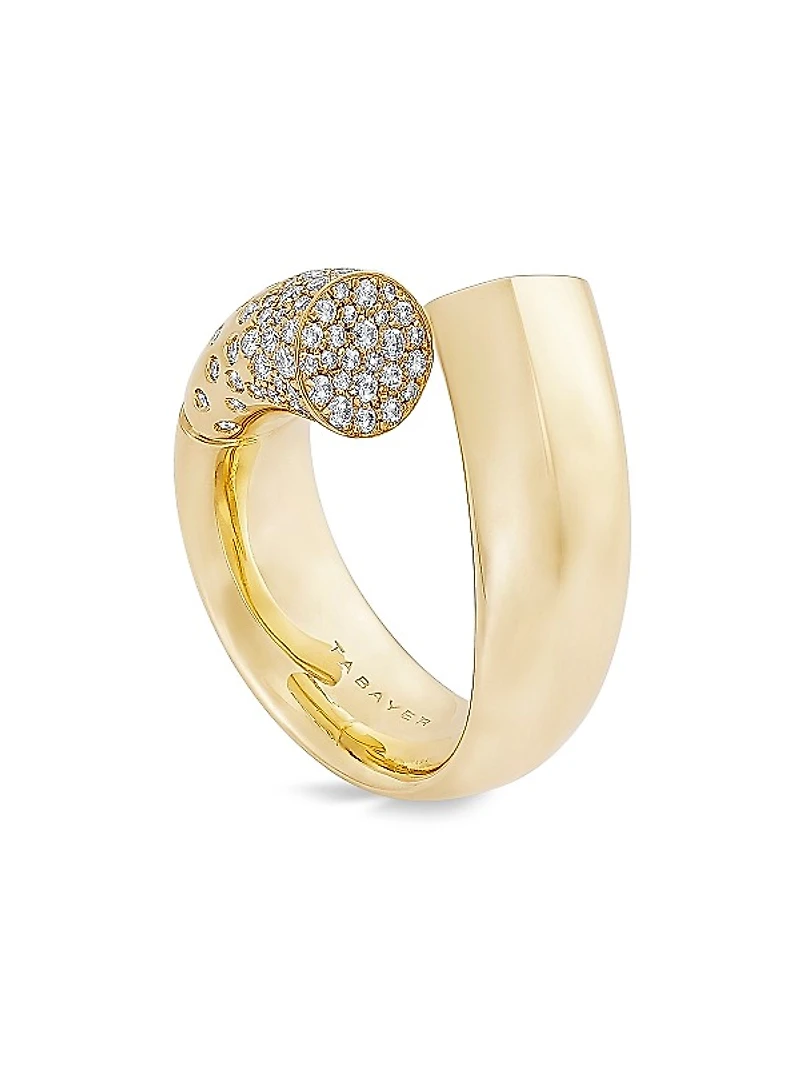Oera 18K Yellow Gold & 0.47 TCW Diamond Ring