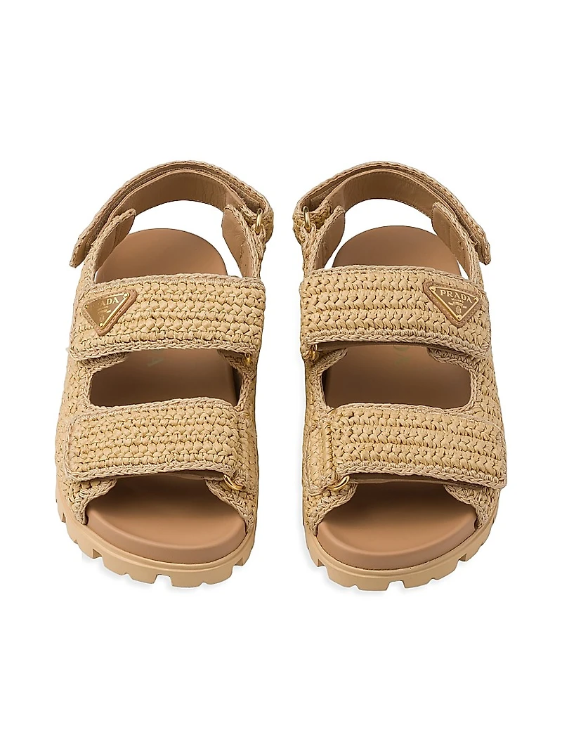 Woven Fabric Sandals