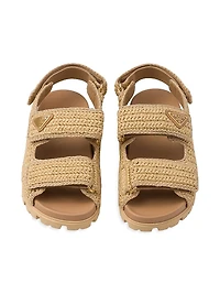 Woven Fabric Sandals