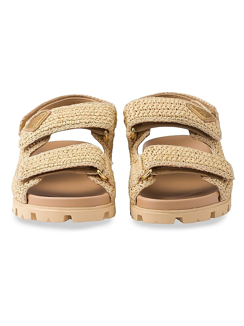 Woven Fabric Sandals