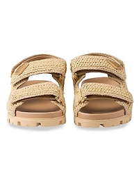 Woven Fabric Sandals