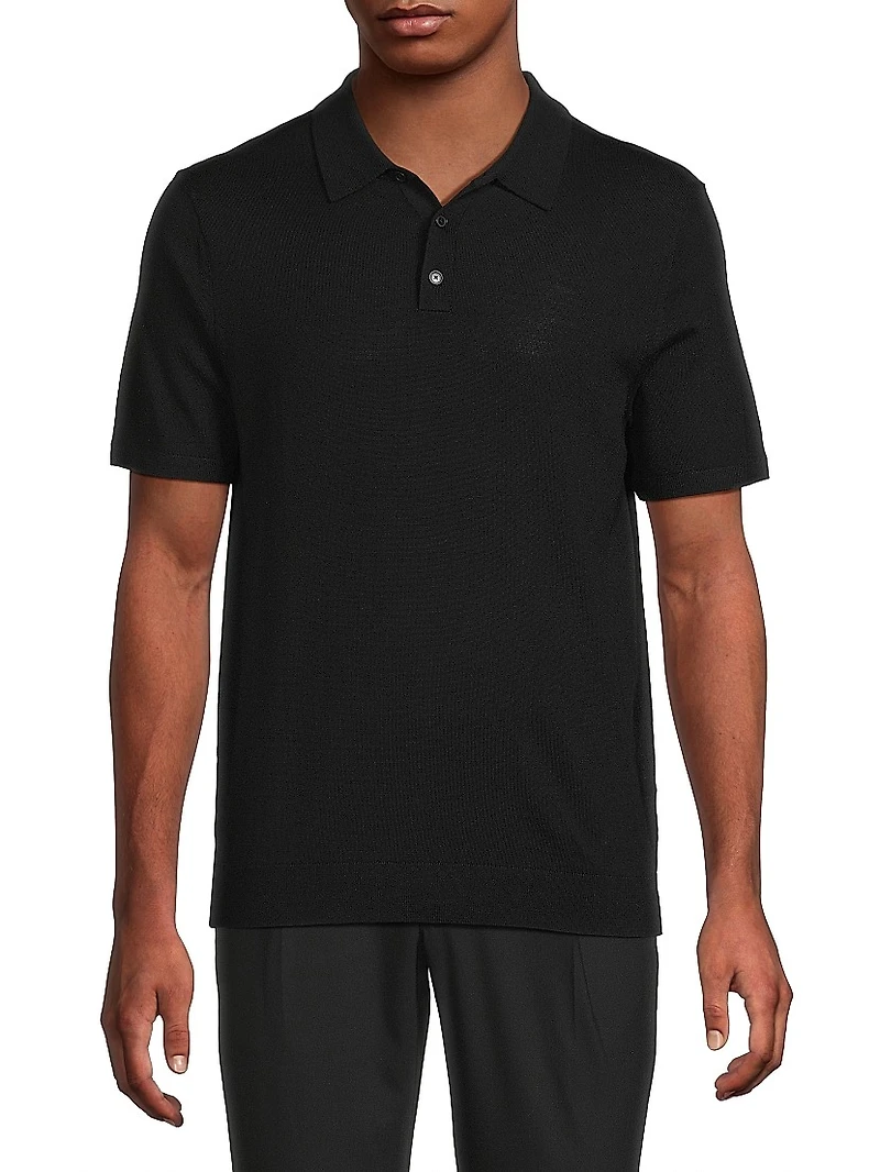 Merino Wool Polo Shirt