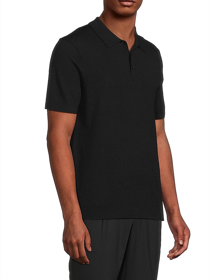 Merino Wool Polo Shirt