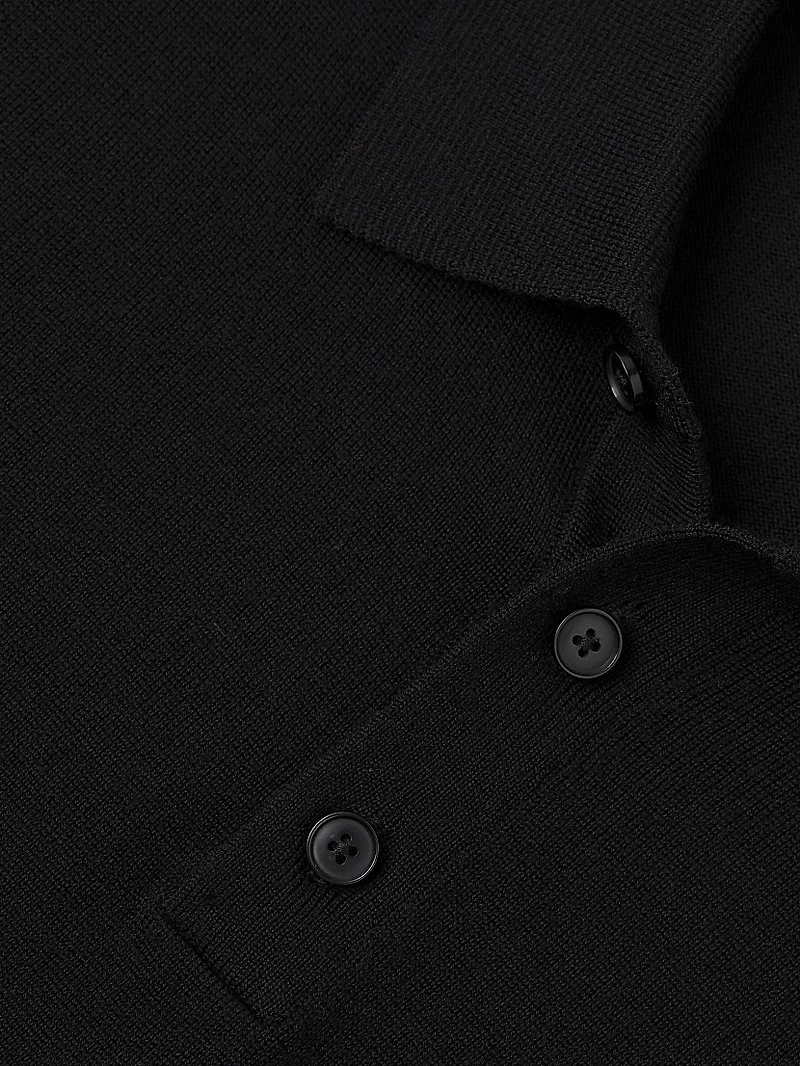 Merino Wool Polo Shirt